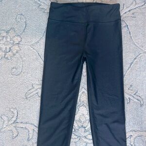 Black glittery athletic girl leggings size 16